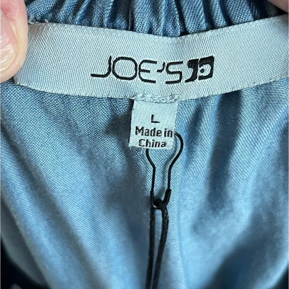 NWT Joes Jeans Chambray Flutter Top Size Large - Picture 6 of 9
